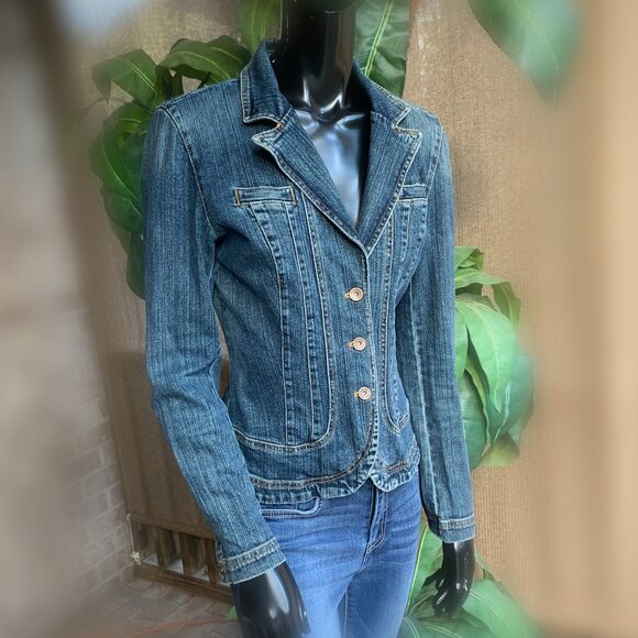 DKNY Jeans Lapel Jacket - Picture 6 of 14